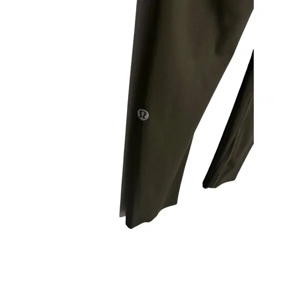 Lululemon Fast and Free High-Rise Crop II Green-sz 6 - Picture 9 of 10